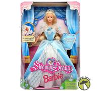 Sleeping Beauty Barbie Doll with Magical Eyes and Musical Pillow 1998 Mattel