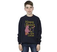 Sleeping Beauty Boy's Once Upon A Dream Disney Sweatshirt in Navy | Size: 9 Years Sleeping Beauty Navy 9 Years