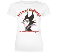 Sleeping Beauty Maleficent - If I had feelings, I'd have them for you. T-Shirt white L