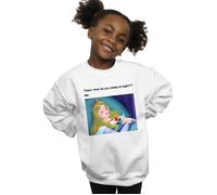 Sleeping Beauty Meme Sweatshirt Disney White 7-8 Years