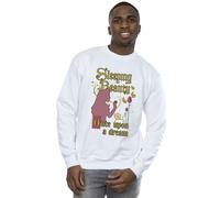 Sleeping Beauty Men's Once Upon A Dream Disney Sweatshirt in White | Size: 5XL Sleeping Beauty White 5XL