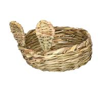 Sleeping Bed for Rabbits - Grass Cushion for Nesting and Hay Mat | for Ferrets, Gerbils, Small Pets, Chinchilla, Chinchillas, Cage, Hutch, Enclosure, Run and Habitat