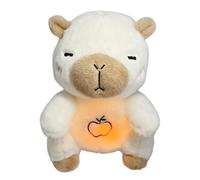 Sleeping Breathing Stuffed Animal,Rhythmic Breathing Capybara - Soothing Stress Stuffed Animals With Sensory Music Lights And Rhythmic Breathing Motion For Adults And Kids