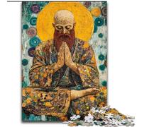 Sleeping Buddha Art Adult Puzzles 1000 Pieces, Challenging Game And Family Play Artists Collection, Fine Art for Age 14 Years Up (26x38cm)