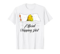 Sleeping Budgie Pyjamas Budgerigar Lover Official Napping T-Shirt