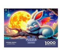 Sleeping Bunnies 1000 Piece Jigsaw Puzzles Impossible Challenge Toy Gifts Wall Decor Fit Together Perfectly for Adults Kids 70x50cm/1000pcs