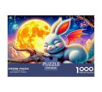 Sleeping Bunnies Jigsaws 1000 Piece Puzzle Impossible Suitable for Decompression And Wall Decor Educational Games for Adults And Kids 38x26cm/1000pcs