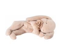 Sleeping bunny plush Pink one size