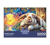 Sleeping BunnyUltimate Challenge Jigsaw Puzzles for Adults Conquer The 1000-Piece (Advanced) Impossible, Hard, And Difficult Challenging Puzzle Educational Games - This Is The Pinnacle Gift Jigsaw Pu