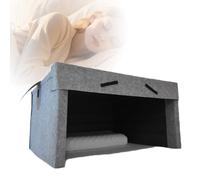 Sleeping Cabin, Foldable Privacy Space with Built-in Bluetooth Dual Speakers, Soundproof and Light-proof, Windproof Soundproof Box Dormitory Tent