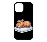 Sleeping Capybara Cozy Women Men Lazy and Cute Capybara Case for iPhone 12 mini