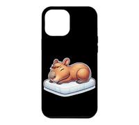 Sleeping Capybara Cozy Women Men Lazy and Cute Capybara Case for iPhone 12 Pro Max