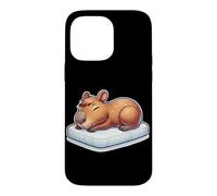 Sleeping Capybara Cozy Women Men Lazy and Cute Capybara Case for iPhone 14 Pro Max