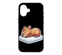 Sleeping Capybara Cozy Women Men Lazy and Cute Capybara Case for iPhone 16