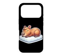 Sleeping Capybara Cozy Women Men Lazy and Cute Capybara Case for iPhone 17 Pro
