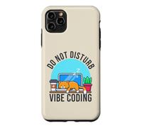 Sleeping Cat Programmer AI Developer Vibe Coding for Women Case for iPhone 11 Pro Max