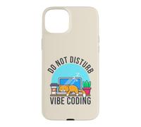 Sleeping Cat Programmer AI Developer Vibe Coding for Women Case for iPhone 15 Plus