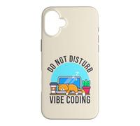 Sleeping Cat Programmer AI Developer Vibe Coding for Women Case for iPhone 16 Plus