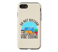 Sleeping Cat Programmer AI Developer Vibe Coding for Women Case for iPhone SE (2020) / 7/8