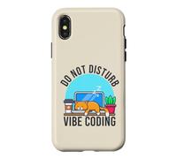 Sleeping Cat Programmer AI Developer Vibe Coding for Women Case for iPhone X/XS