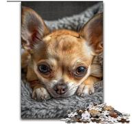 Sleeping Chihuahua 1000 Piece Jigsaw Puzzle for Adults Teens, Perfect for Game Nights, Colorful Toy for Home Gift (26x38cm)