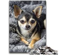 Sleeping Chihuahua Jigsaws Puzzles 1000 Pieces for Adults Gifts,Brain Intelligence Challenge Addictive Toys for Home Decoration (38x26cm)
