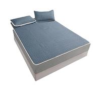 Sleeping Cool Bed Sheet - Summer Bed Mat, Breathable Sleep Layer | Double-Layered Cooling Blanket for Dorm Bed, Lightweight Soft Coverlet, Sleep Comfort Sheet for Single and Twin Size Beds