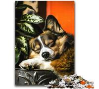Sleeping Corgi Jigsaws 2000 Pieces for Adults,Challenging Game And Family Play for Is Ideal As A Gift for The Whole Family (70X100cm)