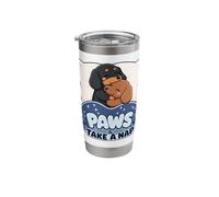 Sleeping Dachshund Paws & Take A Nap Stainless Steel Insulated Tumbler