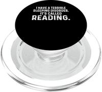 Sleeping Disorder Funny Reading Book Lover Sarcastic PopSockets PopGrip for MagSafe