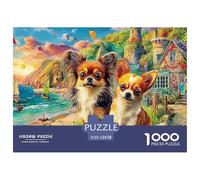 Sleeping Dog SceneEpic 1000-Piece Jigsaw Puzzles for Adults The Pinnacle of Impossible, Hard, Difficult Challenging Puzzle Educational Games - These Represent The Apex Gift Jigsaw Puzzles for Adults