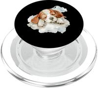 Sleeping Dog Sleeping Animal Napping Sleepy Dog Cloud PopSockets PopGrip for MagSafe