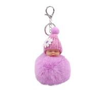 Sleeping Doll Plush Toy Key Chain | Cute Sleeping Doll Pendant Plush Toy Stuffed Key Chain,Anime Stuffed Animals Children Birthday Gift