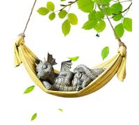 Sleeping Dragon Figurine - 6 Inch Resin Sculpture Mythical Statue Handmade Mythical Statue Fantastic Home Decor Collectible Creature Figure | Enchanting Display for the World