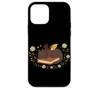 Sleeping Dragon On Book Fantasy Book Nerd Bookworm Reading Case for iPhone 12 mini