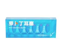 Sleeping Ear Plugs | Soft Reusable Hearing Protection Earplugs,Waterproof Soft Hearing Protection Carrot Shape Earbuds with Storage Case for Working Travel Studying