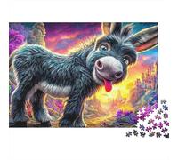 Sleeping Elephant Jigsaw Puzzles for Adults Fun 500 Piece Beautiful Pictures Stress Relief Toy Home Decoration Education Game Toy Intellectual Game Challenge Educational (500pcs (52x38cm))