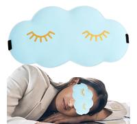 Sleeping Eye Cover - 3D Cloud Shape Foam Blind Folds, Ergonomic Multifunctional Sleep with Adjustable Button, Soft Comfortable Blindfold for Airplane, Travel, Home, Nap