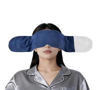 Sleeping Eye Cover - Adjustable Micro-Pressure 360 Coverage | Soft Eye Shade Cover Sleep Aid - for Women Men Kids Side Sleeper Home Apartment Dorm Office Travel Airplane Camping