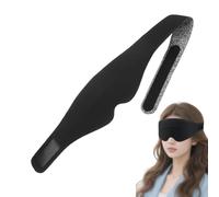 Sleeping Eye Cover - Breathable Night , Elastic Strap Binding, Cosy Lightweight Shield for Airplane Hotel Nap or Bedroom, Relaxed Eye Wrap for Meditation Routine -