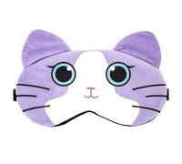 Sleeping Eye Mask Animal Mask for Sleeping Cat Soft Plush Cartoon Sleep Mask Adjustable Strap Sleep Masks for Girls Boys A6ZSMMYZ
