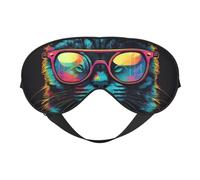 Sleeping Eye Mask Light Blocking Blindfold Eye Sleep Mask Adjustable Strap Sleep Shade Cover Bedtime Blackout Eyeshade for Yoga Nap Travel Shift Party