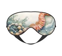 Sleeping Eye Mask Light Blocking Blindfold Eye Sleep Mask Adjustable Strap Sleep Shade Cover Bedtime Blackout Eyeshade for Yoga Nap Travel Shift Party