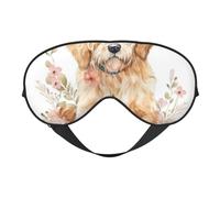 Sleeping Eye Mask Light Blocking Blindfold Eye Sleep Mask Adjustable Strap Sleep Shade Cover Bedtime Blackout Eyeshade for Yoga Nap Travel Shift Party