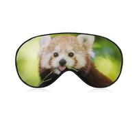 Sleeping Eye Mask Red Panda Blockout Sleep Mask Comfortable Eye Patch Blindfold Eye Mask for Women Men