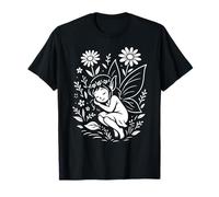 Sleeping Fairy in Flower Meadow T-Shirt