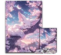 Sleeping Fennec Fox 1000 Pieces Puzzle Gifts Challenging Puzzles Interactive Family Game Brain Challenge Educational Toy 1000 PCS(38x26cm)