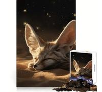 Sleeping Fennec Fox in The Desert 1000 Piece Jigsaw Puzzles for Teenagers Smart Game Bonding Time Image Assembly Fine Art Piece 38x26cm