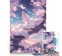 Sleeping Fennec Fox Jigsaw for Teenagers 1000 Pieces Logic Play Indoor Fun Accurate Edge Art Collection Piece 50x75cm