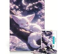 Sleeping Fennec Fox Jigsaw Puzzle for Adults 1000 Pieces Mind Exercise Toy Together Fun Precision Cut Unique Gift 50x75cm
